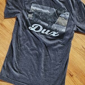 DUX Waterfowl Dark Gray Graphic Tee for Men